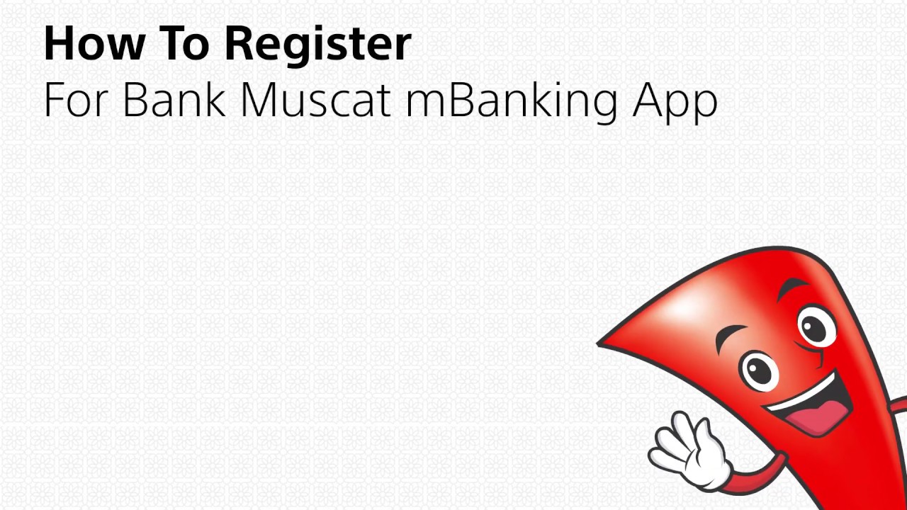 How to Register for #Bank_Muscat mBanking App (IOS)