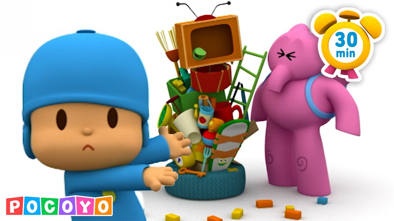 Pocoyo 🇦🇪 - القناة الرسمية - 🫧 بوكويو يتعلم تنظيف غرفته🧹 [30 دقيقة] رسوم متحركة