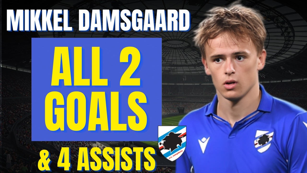 Mikkel Damsgaard - ALL 2 GOALS & ASSISTS FOR SAMPDORIA | Skills & Highlights