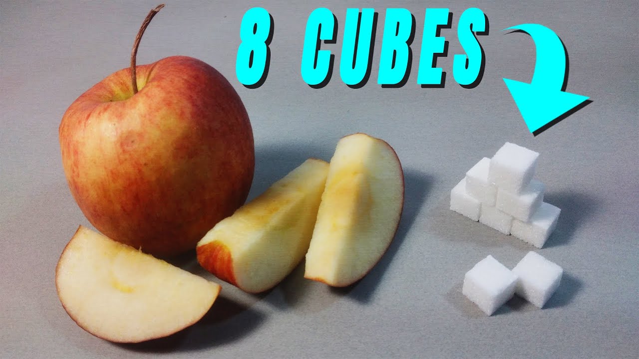 How Much Sugar Is In Apple Fruit (6.4oz/182g)