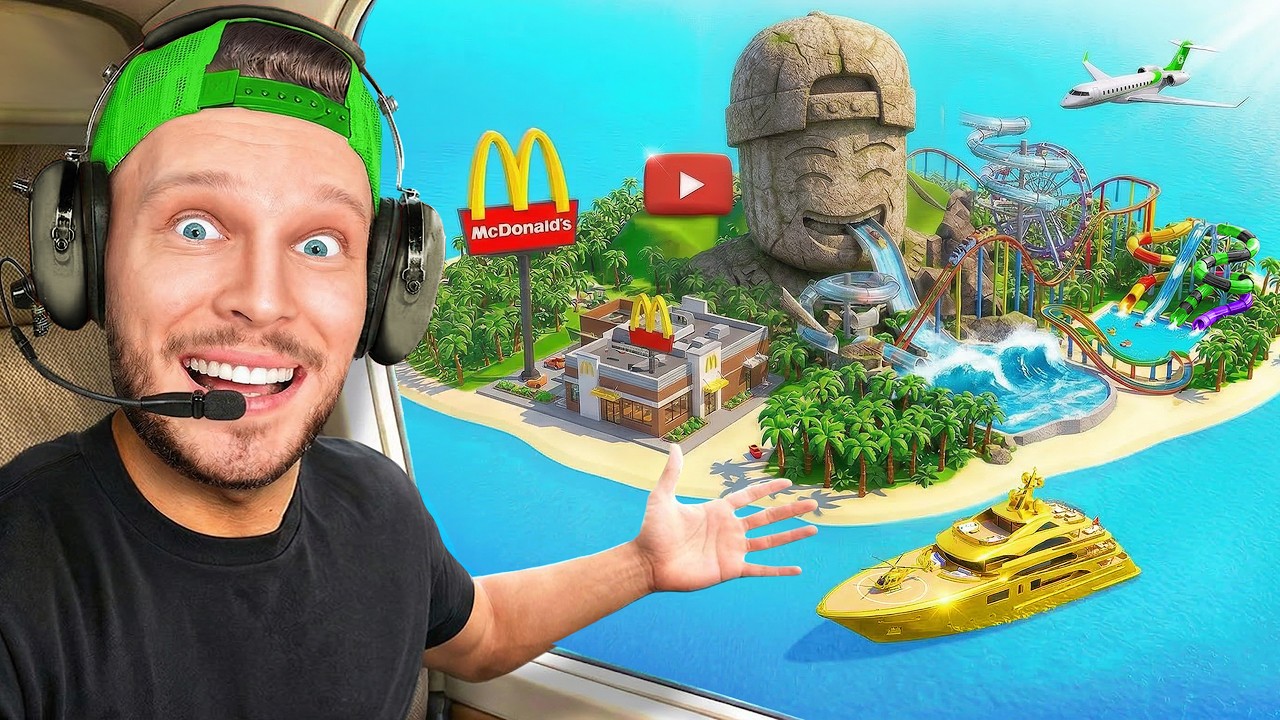 J'ai D&eacute;pens&eacute; 4,000,000&euro; pour Construire une &Icirc;LE sur Roblox..