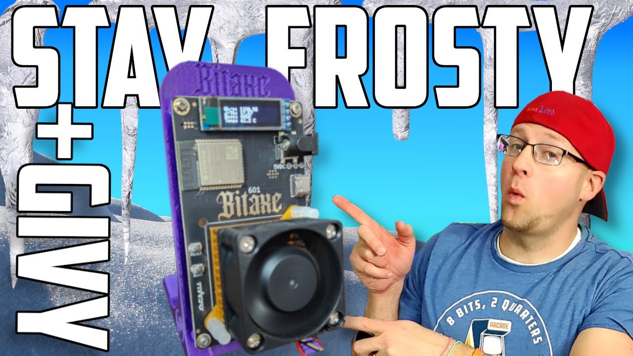 🧊 Chilling the Bitaxe Gamma - Fix Overheating | Adding New Ice Tower Cooler #bitcoin #bitaxe 🛠