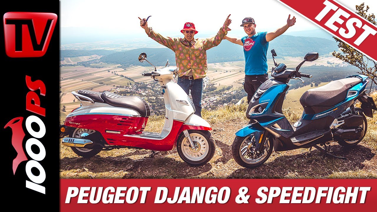 Peugeot Django 125 vs. Speedfight 125 - Retro gegen Modern auf der Hohen Wand!