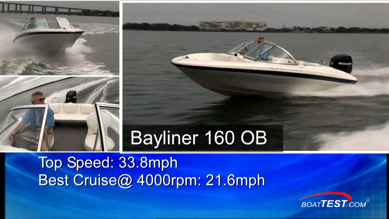2011 Bayliner 160 OB Boat