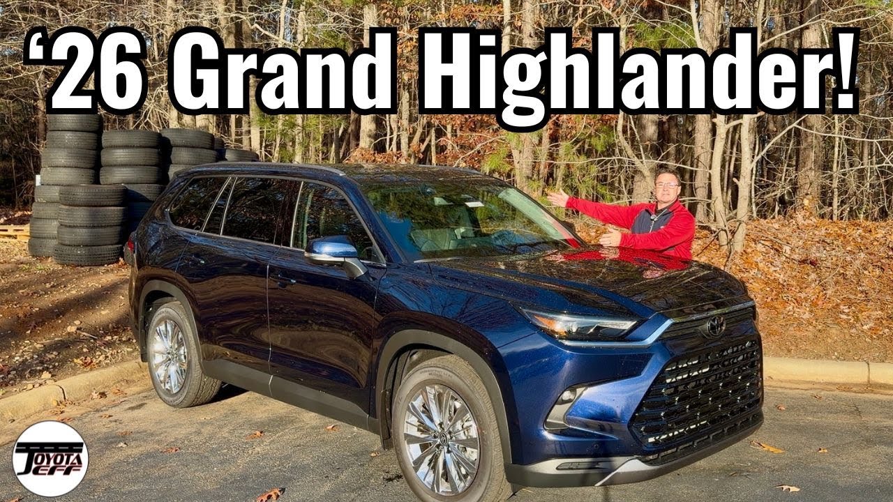 Toyota Grand Highlander Platinum 2026 года: ЗАГРУЖЕННЫЙ 3-рядный!