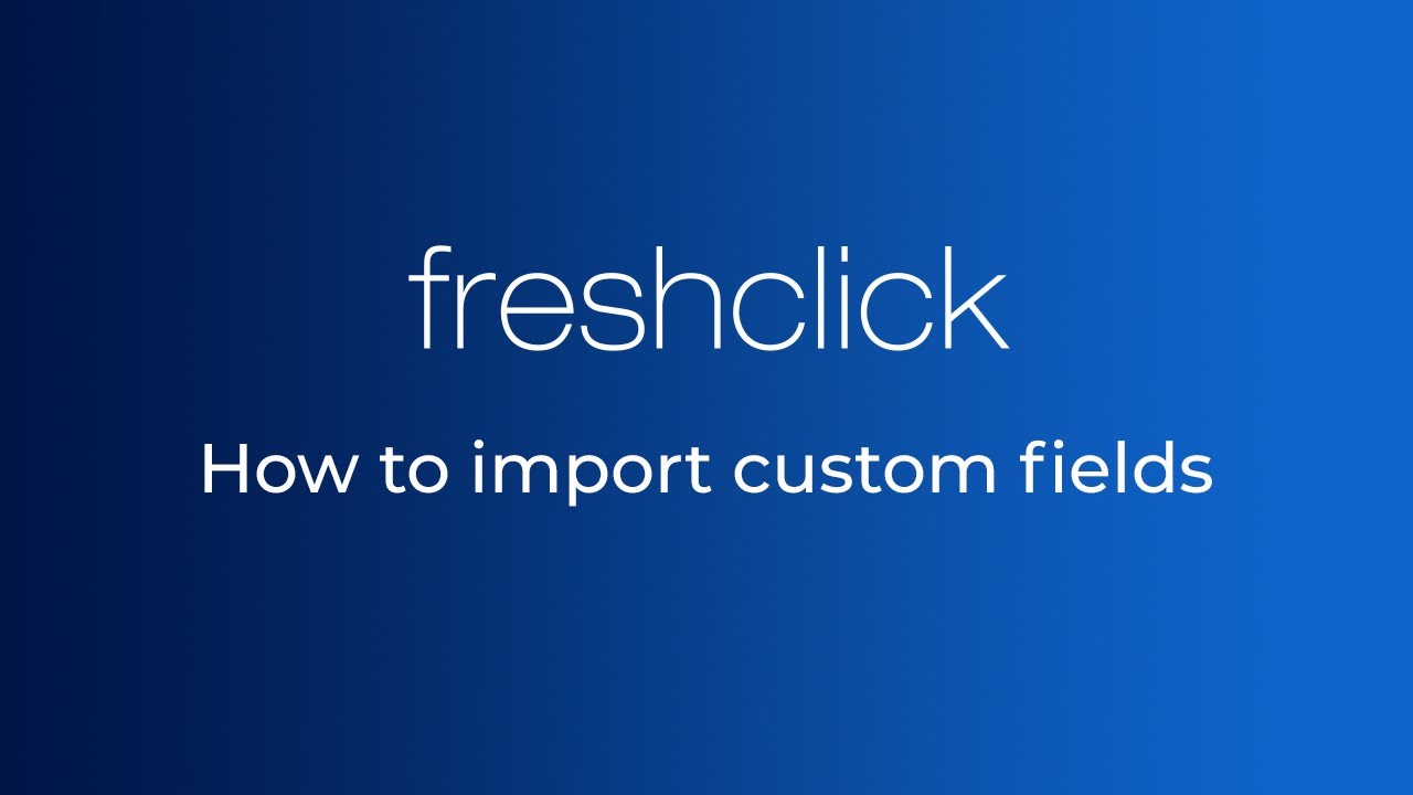 How to import custom fields into your BigCommerce Filter | FreshClick