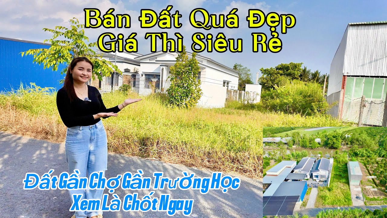 bán đất đẹp giá rẻ nhất khu vực xã thành trung huyện bình tân vĩnh long gần chợ tân thành