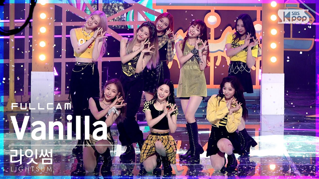 [안방1열 직캠4K] 라잇썸 'Vanilla' 풀캠 (LIGHTSUM Full Cam)│@SBS Inkigayo_2021.06.13.