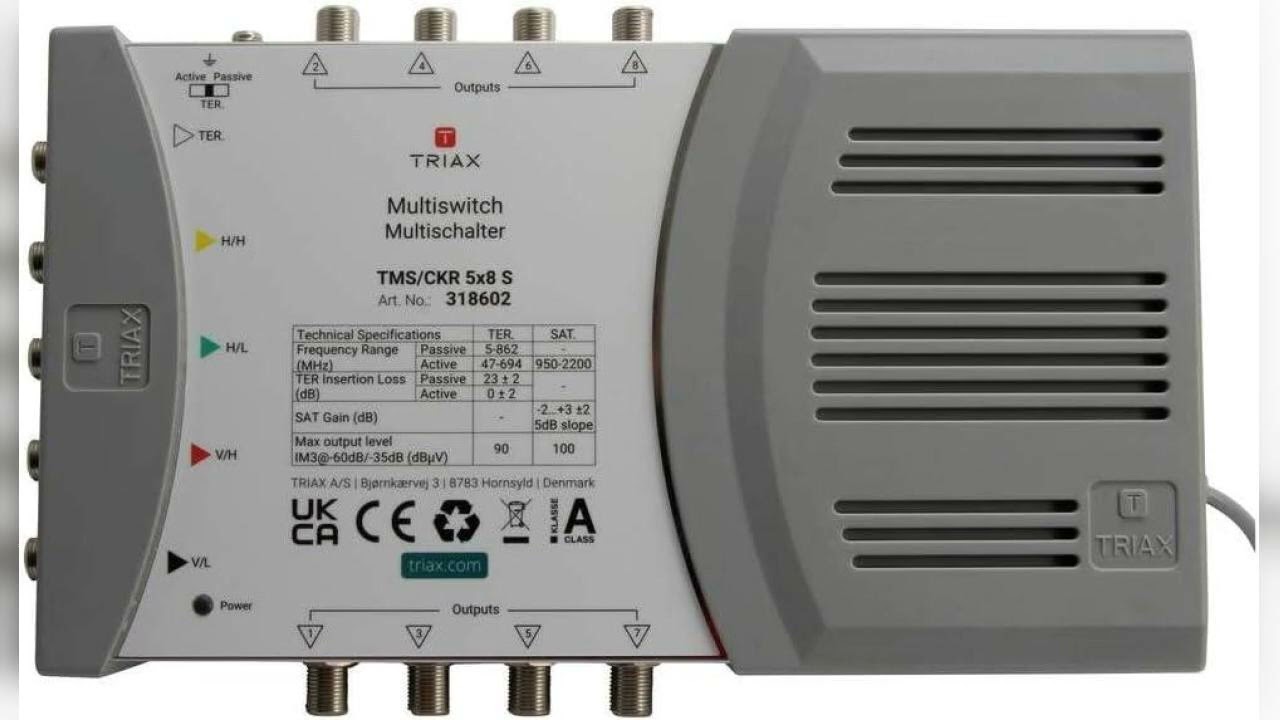 Rezension: TRIAX TMS/CKR 5x8 S