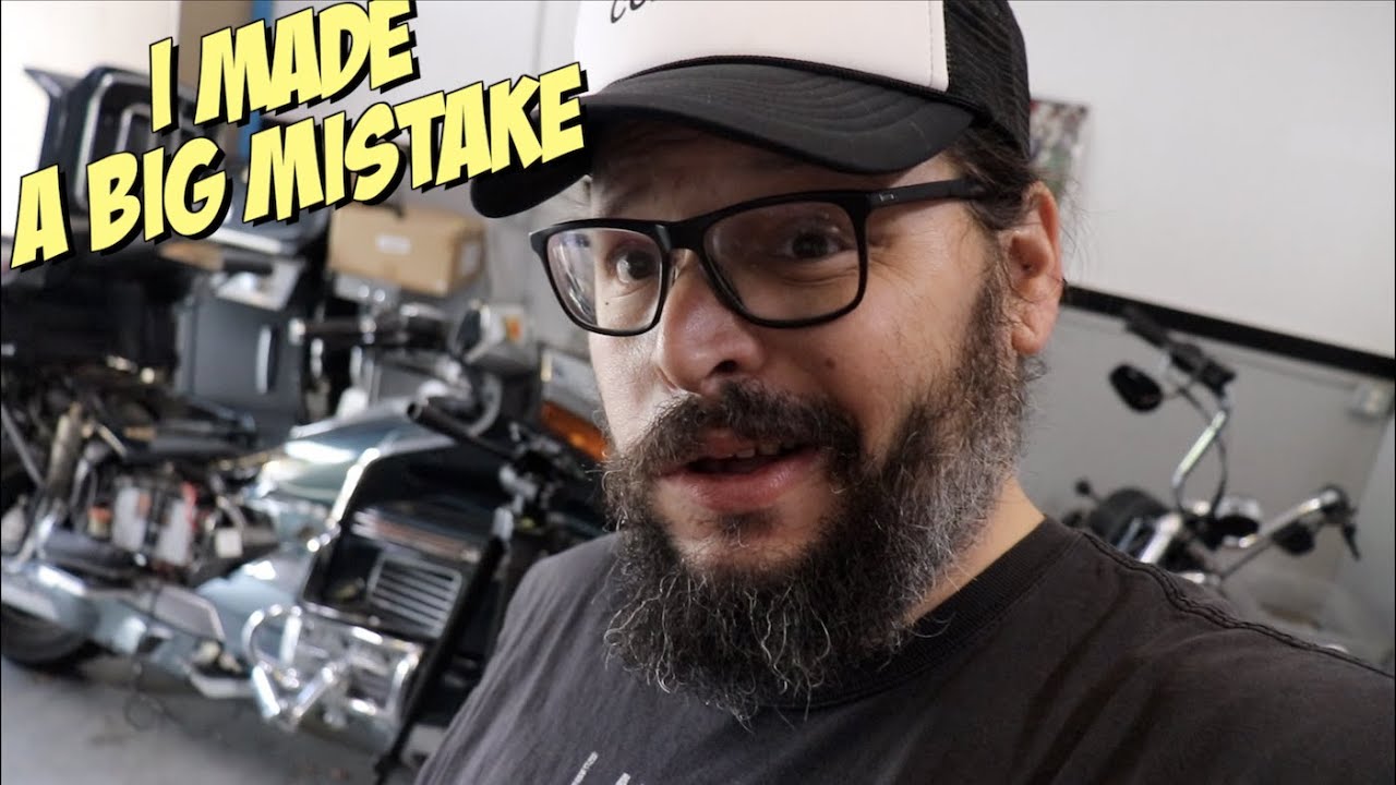 Life is harder when you're stupid | 1989 Honda Goldwing
