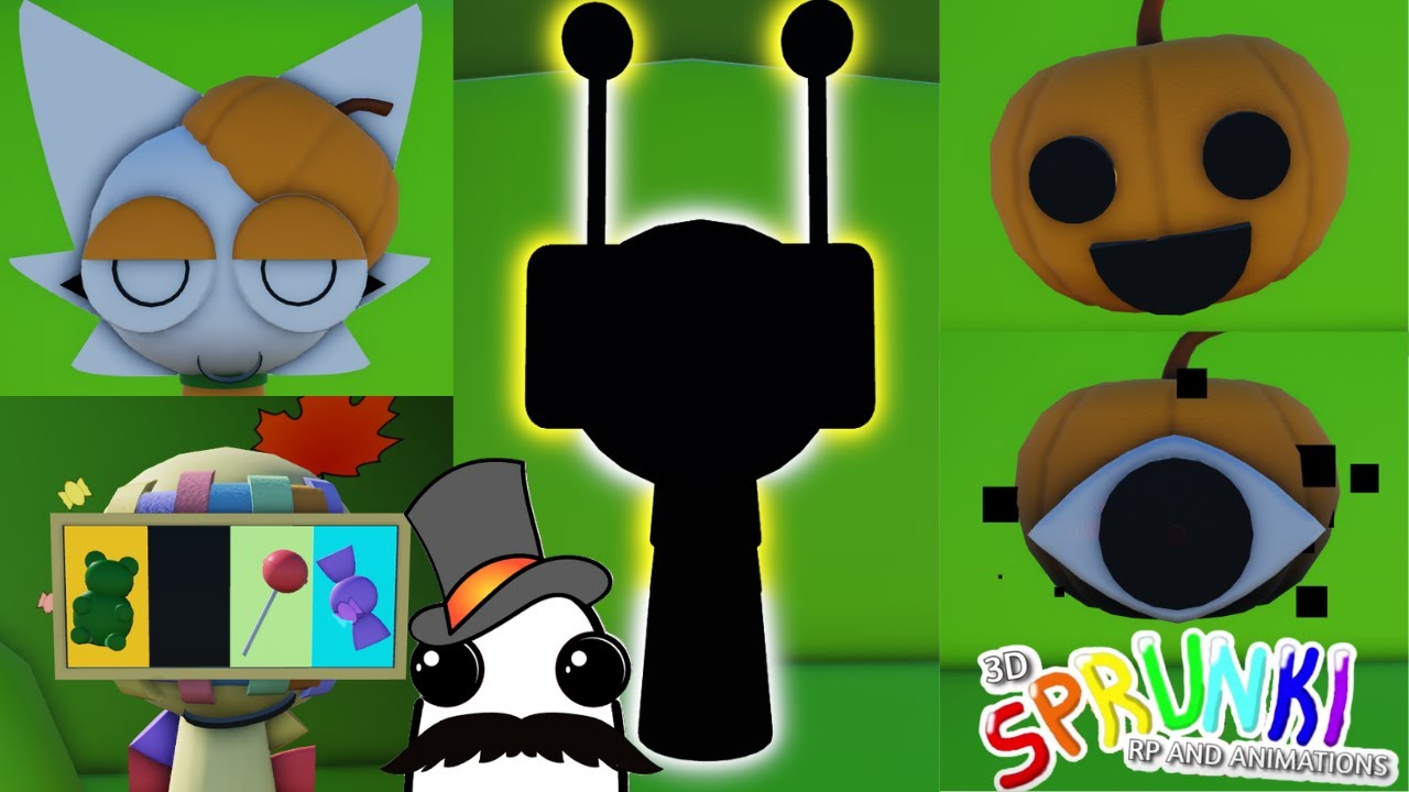 ESPECIAL de HALLOWEEN en SPRUNKI | 3D SPRUNKI RP and ANIMATIONS Roblox UPDATE