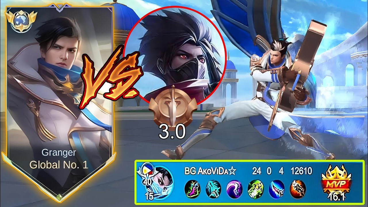 GRANGER BURST DAMAGE BUILD!! (PLS TRY) | GRANGER TOP GLOBAL - MLBB