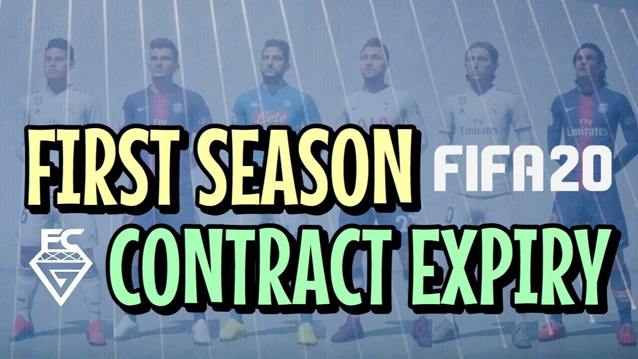 FIFA 20: 1ST SEASON CONTRACT EXPIRY PLAYERS