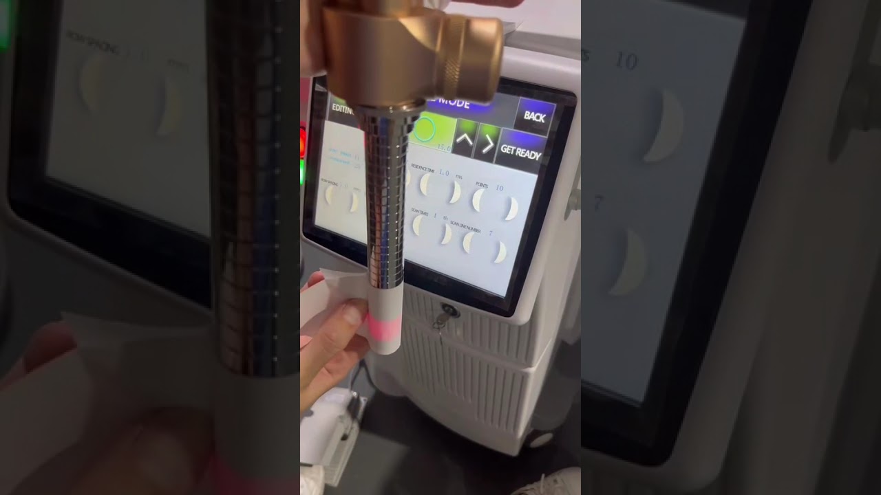 How to use co2 laser fractional machine 3