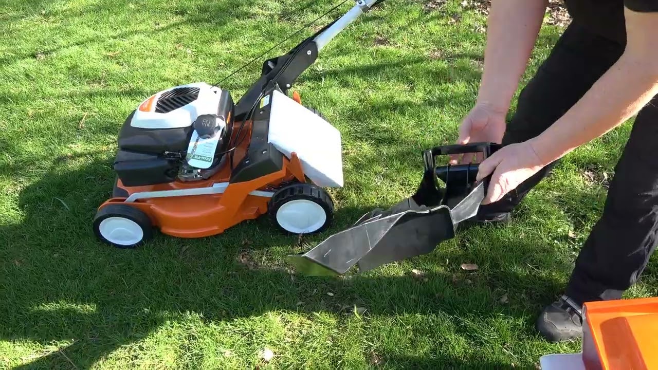 Stihl Benzin-Rasenmäher RM 650V mit Vario-Radantrieb lässt sich Ihrer Wunschgeschwindigkeit anpassen