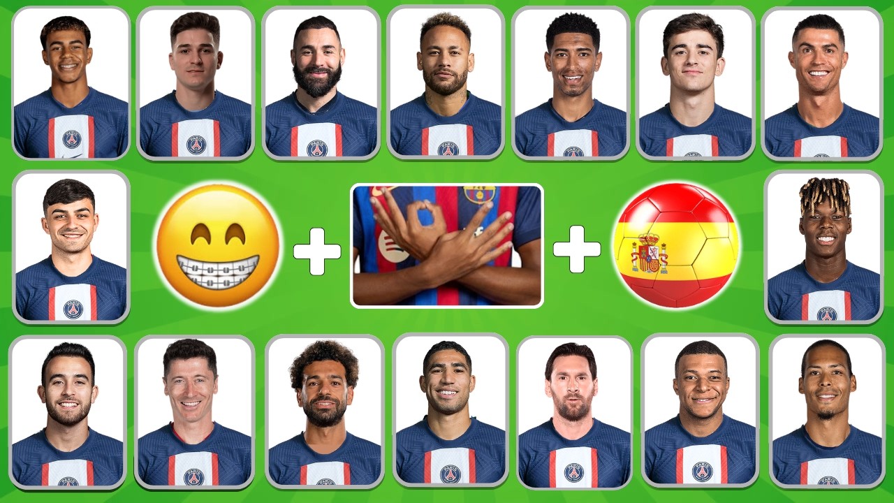 خمن اللاعب من الأغنية🎵🧐 والإيموجي🖼️ | ميسي vs رونالدو vs مبابي #messi #Ronaldo
