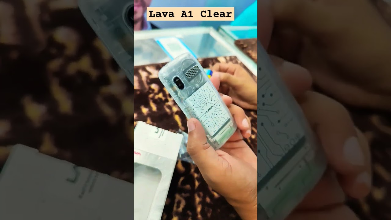 LAVA A1 CLEAR TRANSPARENT KEYPAD PHONE #youtube #unboxing #mobilephone #lava #foryou #viral