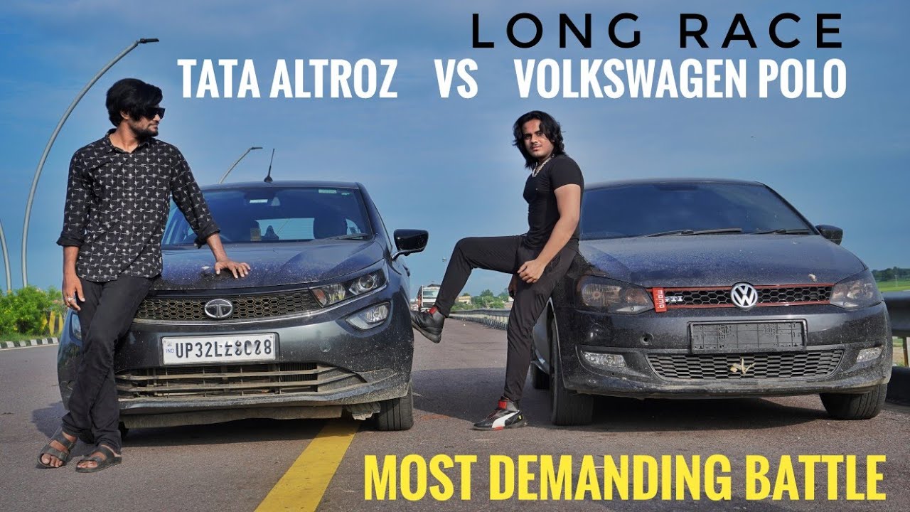 Tata Altroz vs Volkswagen Polo | Long Race | Ye To Maine Bhi Nahi soncha tha😂