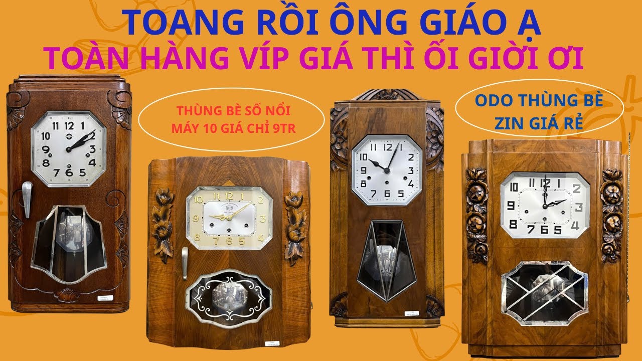 BÁO GIÁ ĐỒNG HỒ CỔ | 0398161850 #donghocochauau #donghocohadong #donghoconguyensinh #donghocohanoi