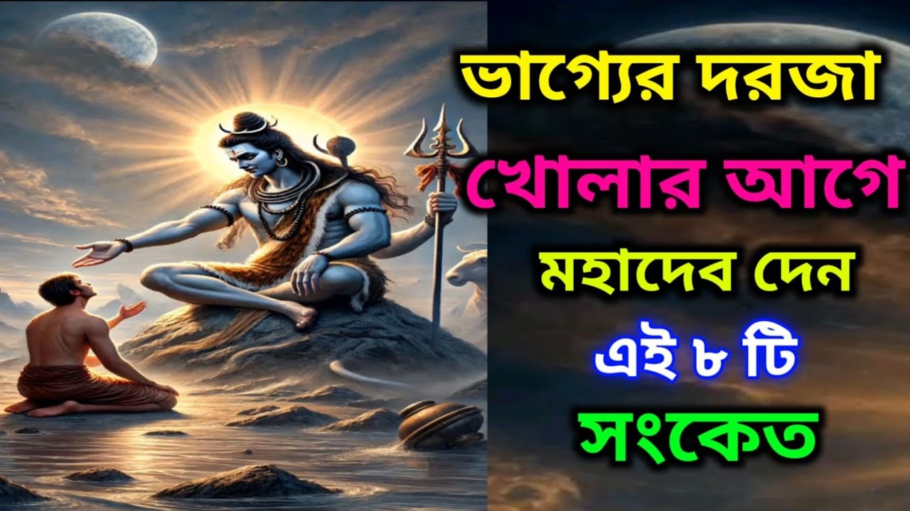 ✅🕉️মহাদেব যখন ভাগ্যের দরজা খুলে দেন | এই ৮টি সংকেত আপনার জীবন বদলে দেবে | Shiv Motivational Speech I