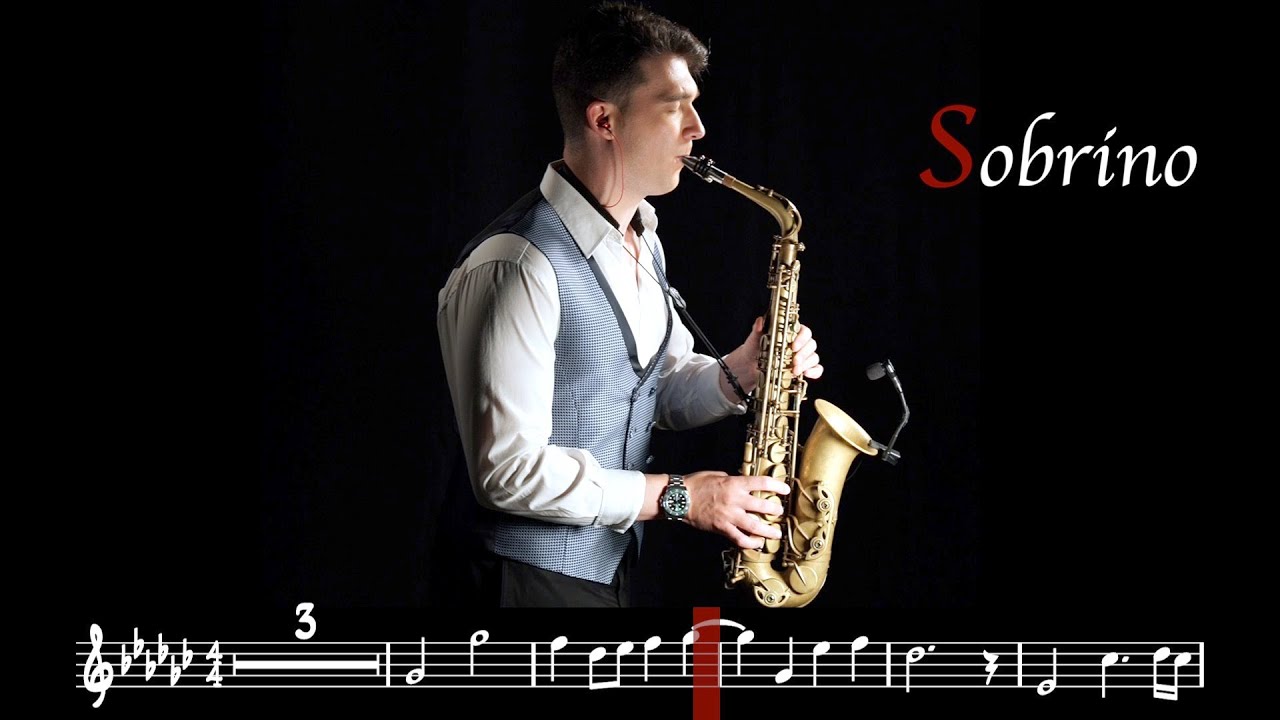 SOMEWHERE OVER THE RAINBOW -  THE WIZARD OF OZ - (SOBRINO SAX COVER WITH SHEET MUSIC)