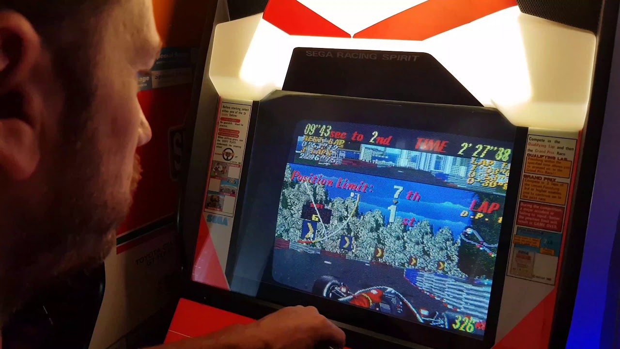 Super Monaco GP arcade upright
