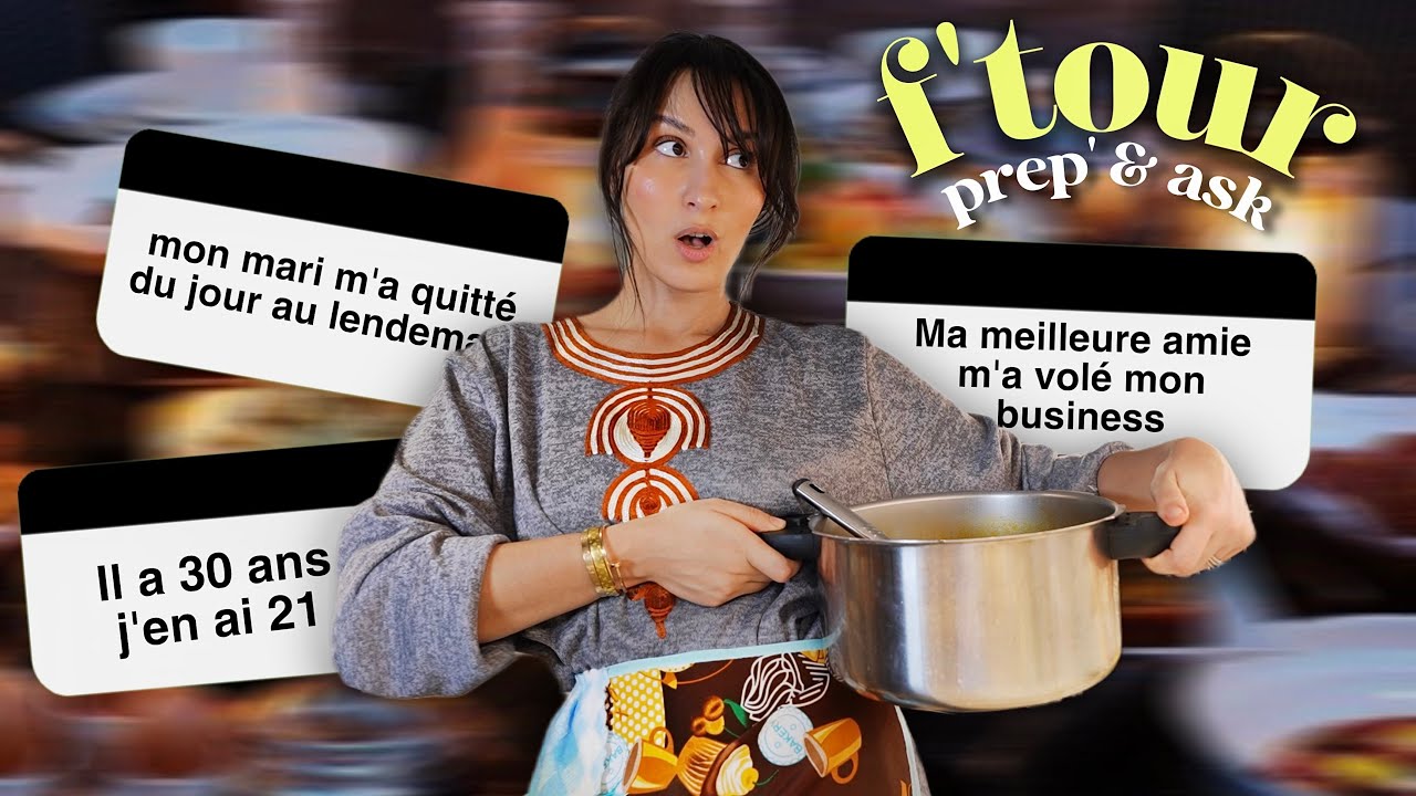 je règle vos PROBLEMES *avec mon mari* en préparant le f'tour