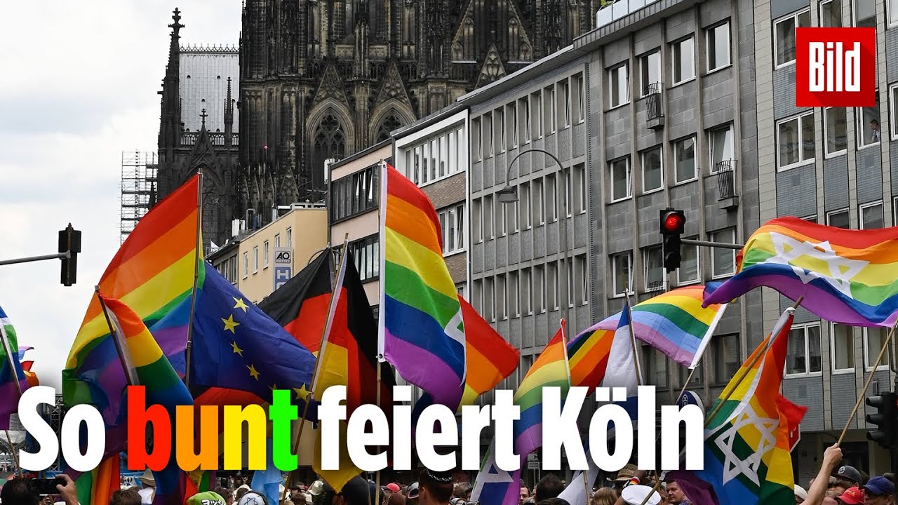 K&ouml;ln feiert gr&ouml;&szlig;te Christopher-Street-Day-Parade | 50 Jahre CSD