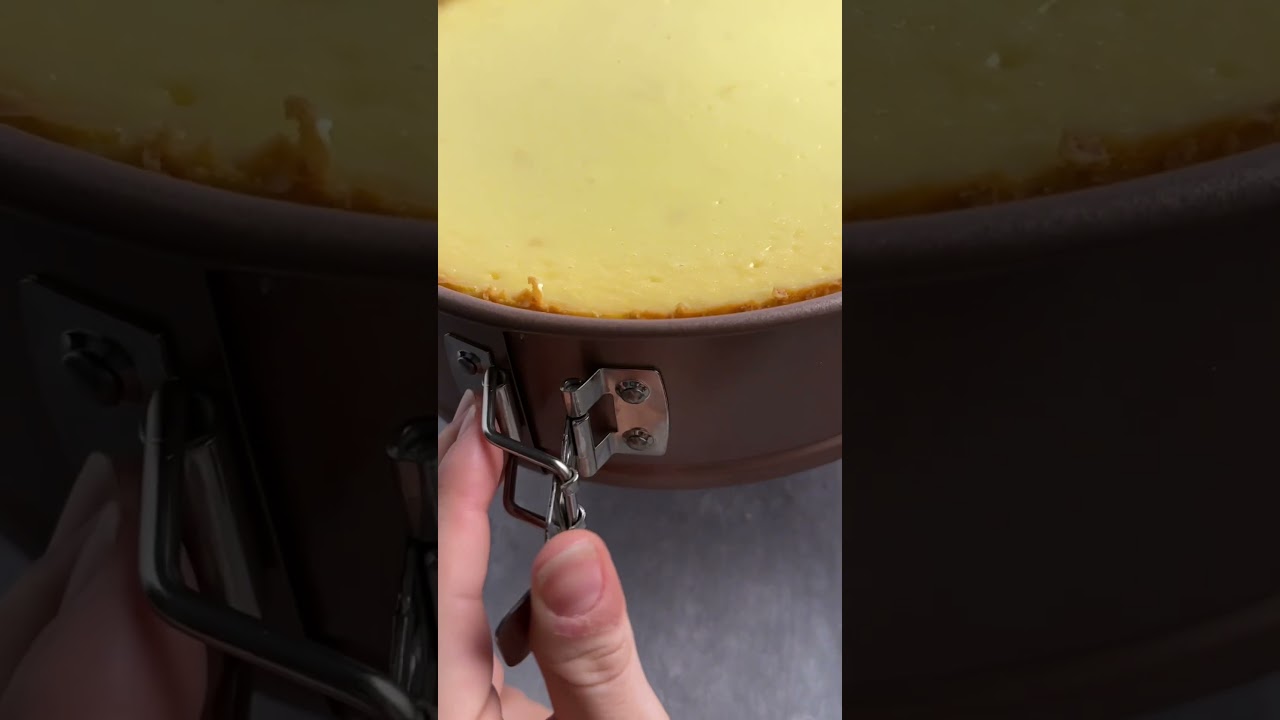 HAPPIELS new springform pan #baking #cheesecake #shorts