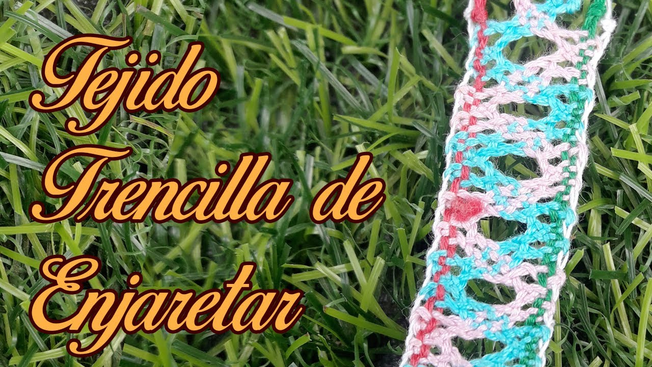 V&iacute;deo # 6 Como Tejer Trencilla de Enjaretar en Ojito de Mu&ntilde;eca / Mundillo Tradicional