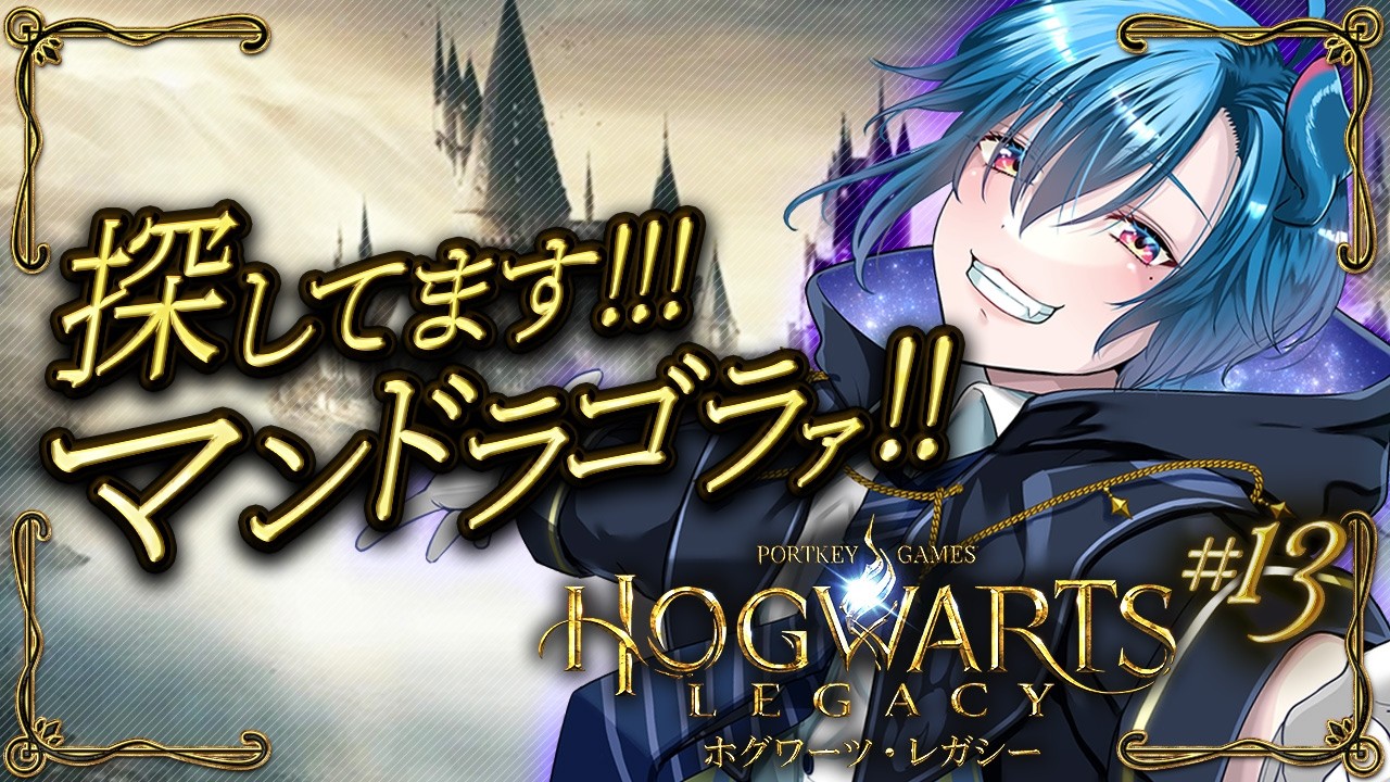 【Hogwarts Legacy# 13】マンドラゴラさぁーーーーん???? どこにいらっしゃるんですかぁwww【#異境旅 Vol.4】