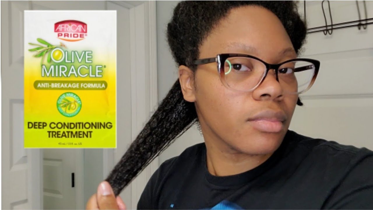African Pride  Olive Miracle Aloe Vera Deep Treatment Conditioner (Not Sponsored)