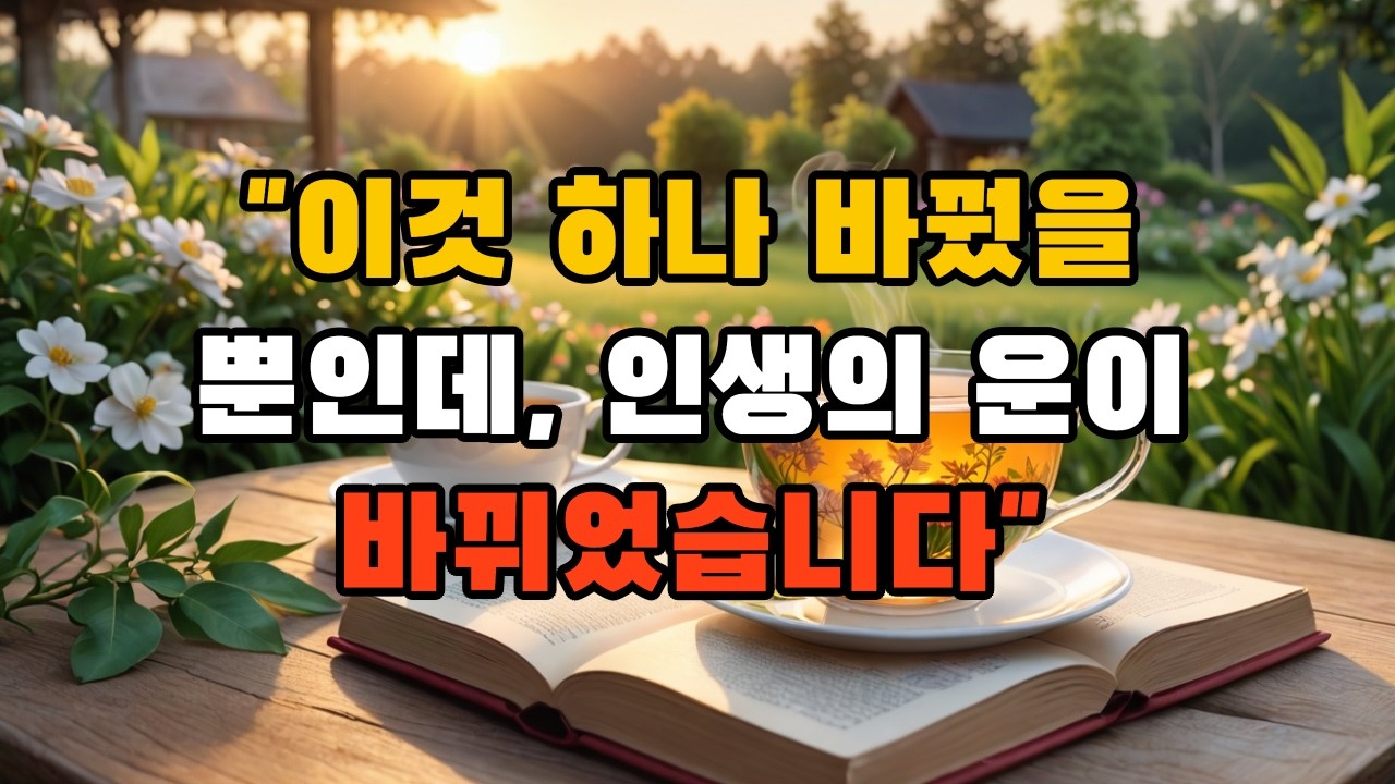 인생의 운을 바꾸는 가장 쉬운 비밀 | 감사의 힘이 가져온 기적과 실천법