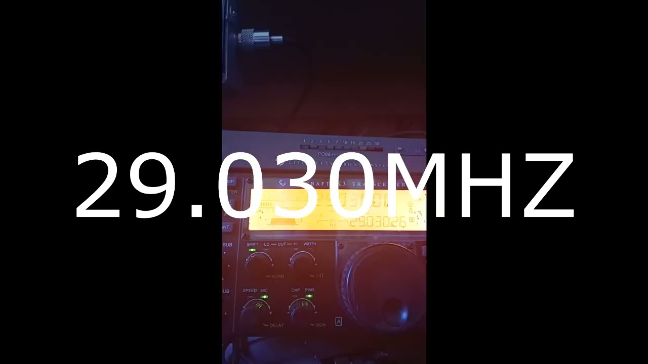 144 MHZ & 29 MHz tests between GW3TMP and G3YPZ