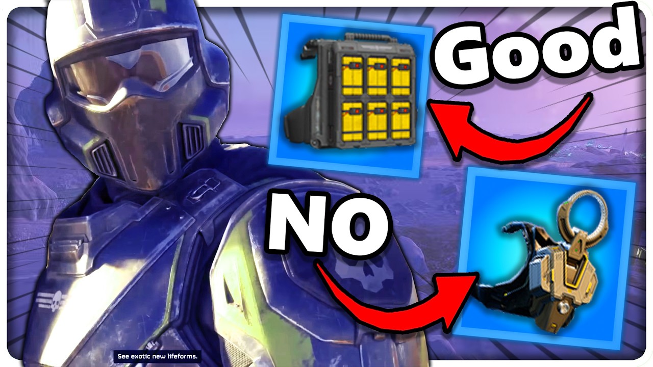 Ranking ALL 14 BACK PACKS in -HELL DIVERS 2-