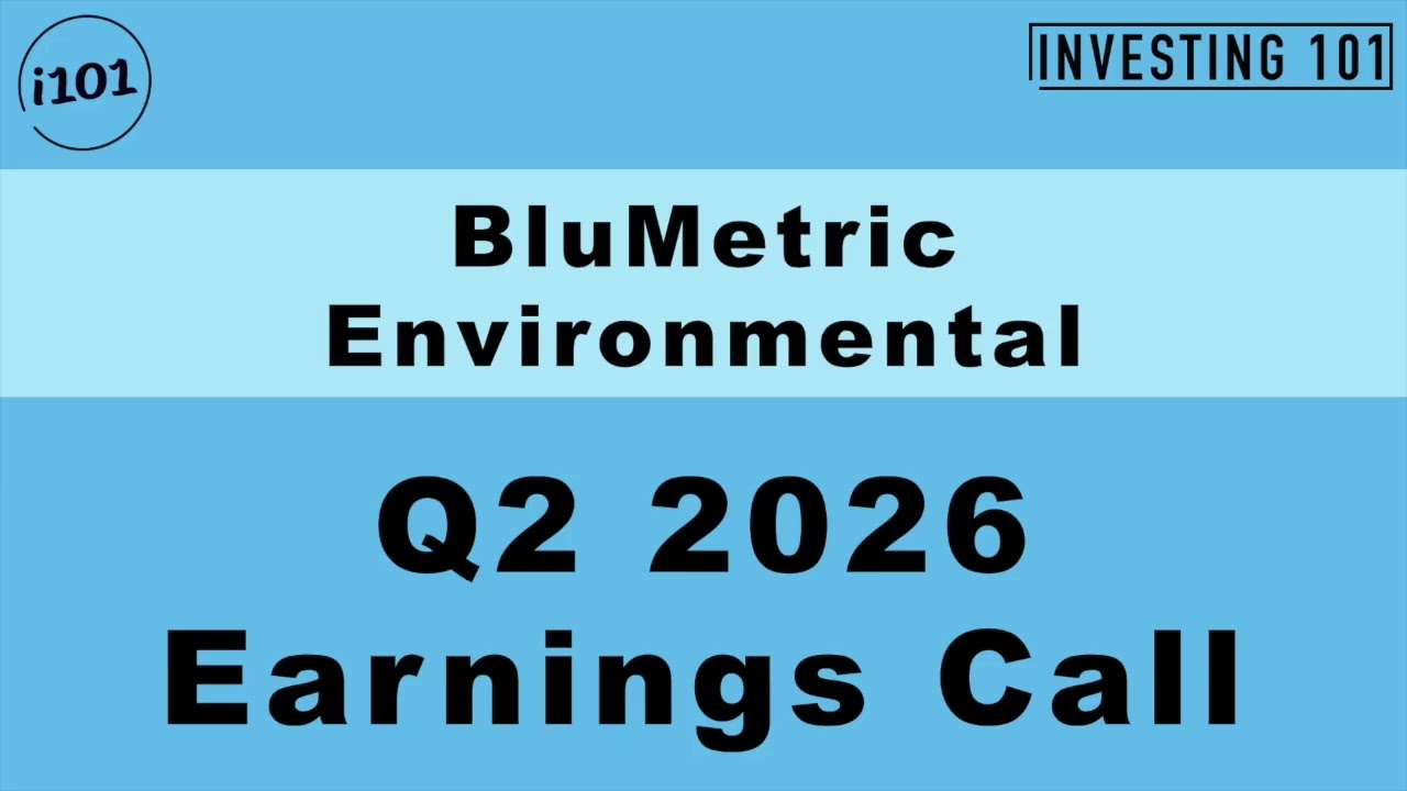 BluMetric Q2 2026 Earnings Call | Commercial Water Treatment Engineering Backlog Nears Record