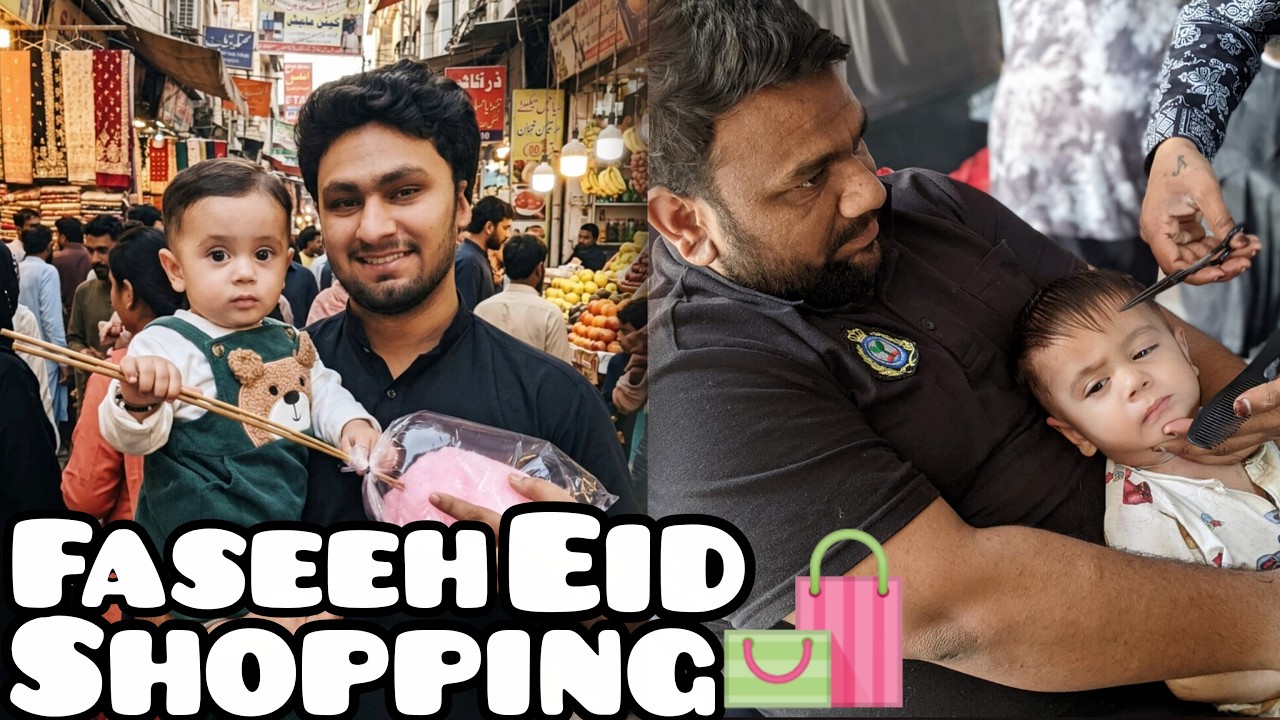 Faseeh Eid Shopping done😍🛍|| Aoj Bajo ka Surprise phr reh gya pending pa😫😅