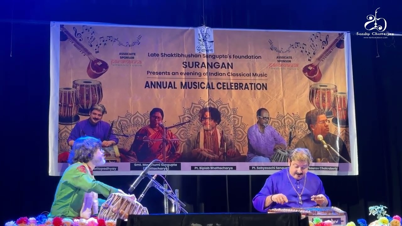 KAHAN SE AAYE BADRA - RAGA MEGH - Pt. Sandip chatterjee I Santoor I Live Concert