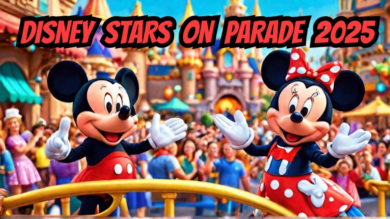 DISNEY STARS ON PARADE 2025! Vediamo la sfilata dei Carri Animati a Disneyland per la prima volta!🤭