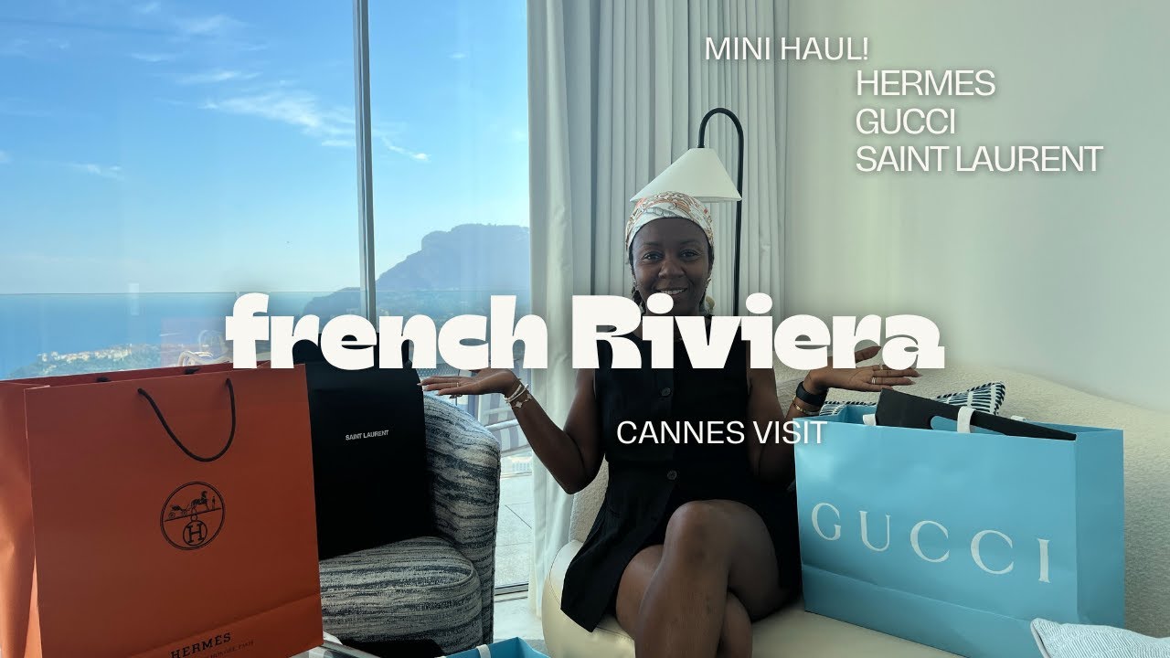 French Riviera: Cannes shopping Haul! Unboxing: Hermes, Gucci, and Saint Laurent
