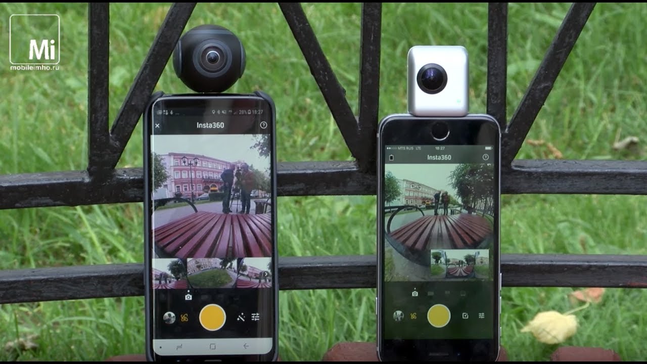 Превращаем смартфон в камеру 360 градусов. Insta360 Air и Nano.