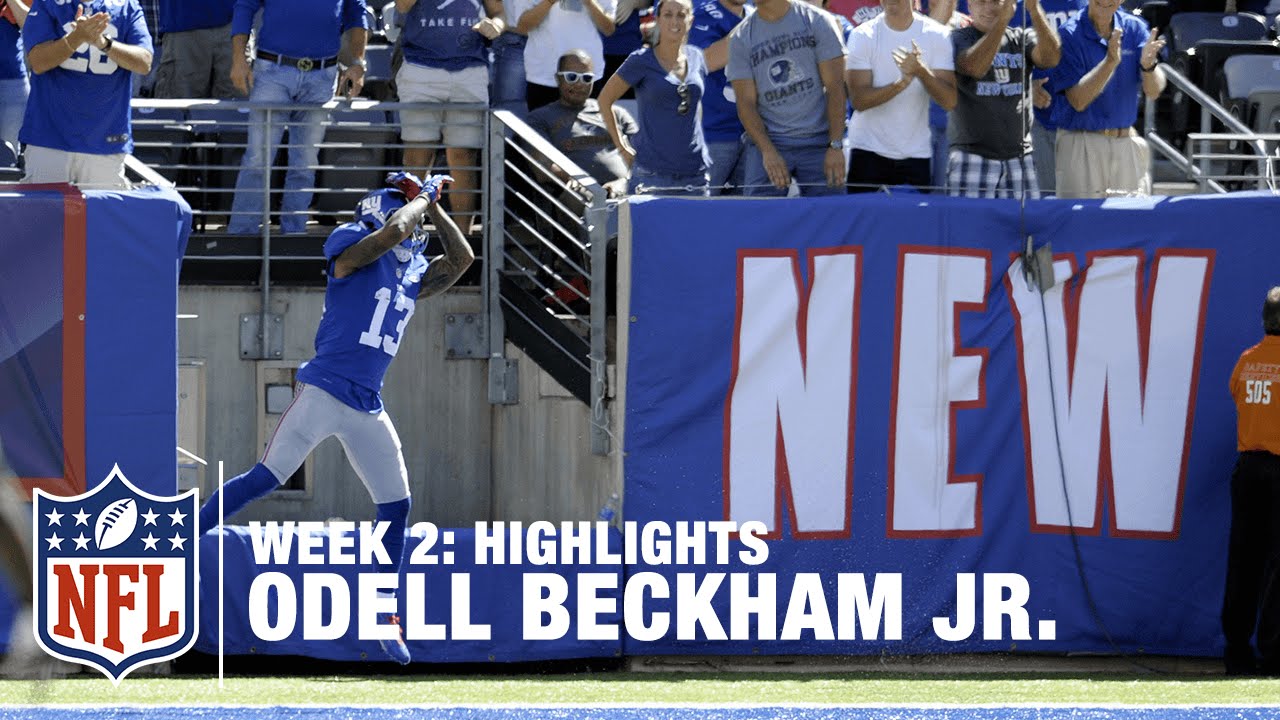 Odell Beckham Jr. Highlights (Week 2) | Falcons vs. Giants | NFL