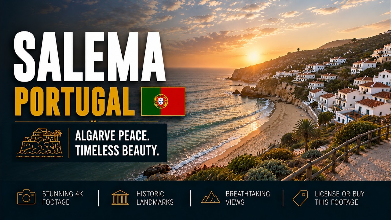 Salema ● Portugal 🇵🇹 【4K】 Aerial Cinematic Drone
