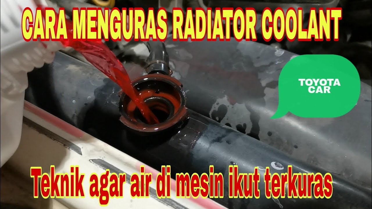 CARA KURAS AIR RADIATOR MOBIL TOYOTA || FORTUNER
