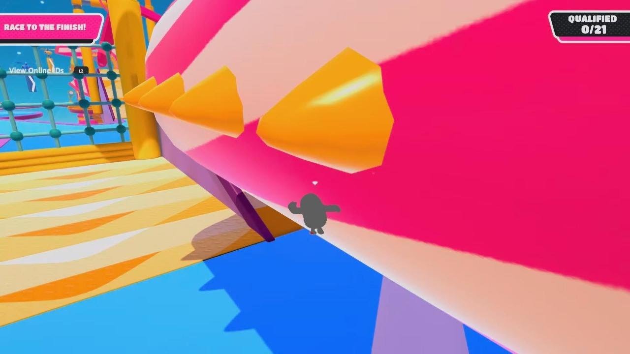 Me playing fallguys