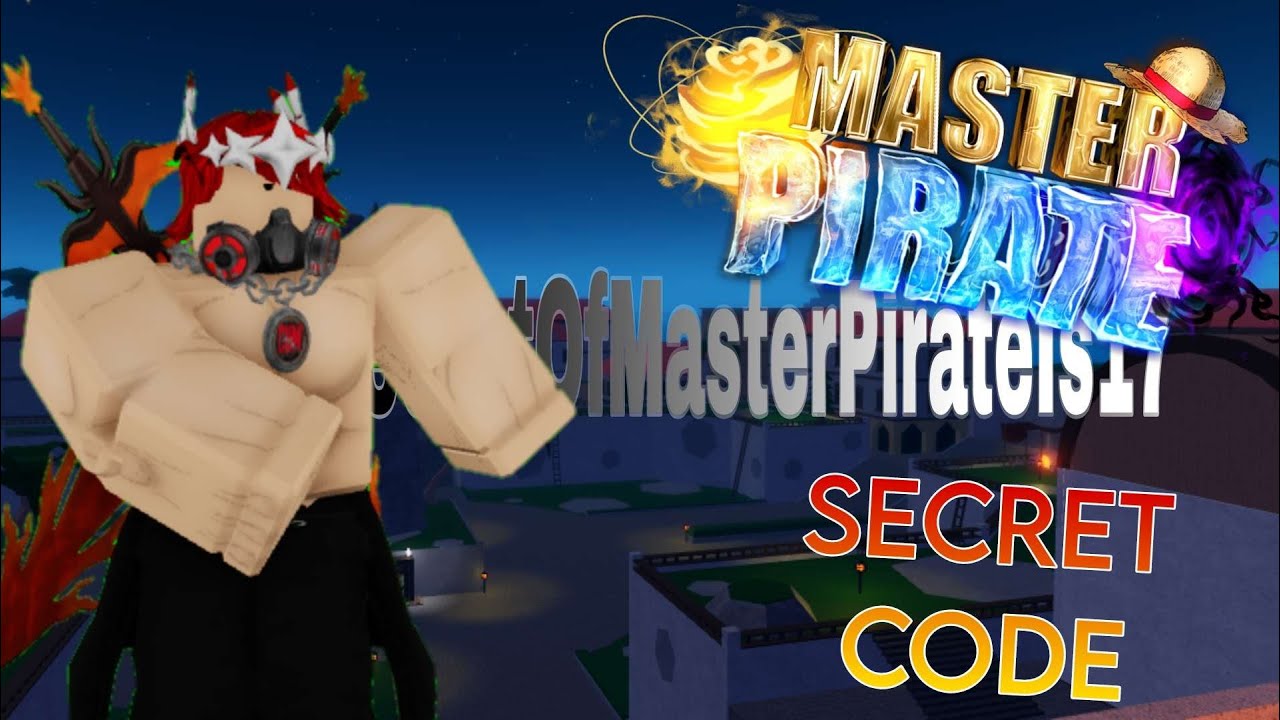 O CODIGO SECRETO DO MASTER PIRATES!!! - Roblox - (BCK)
