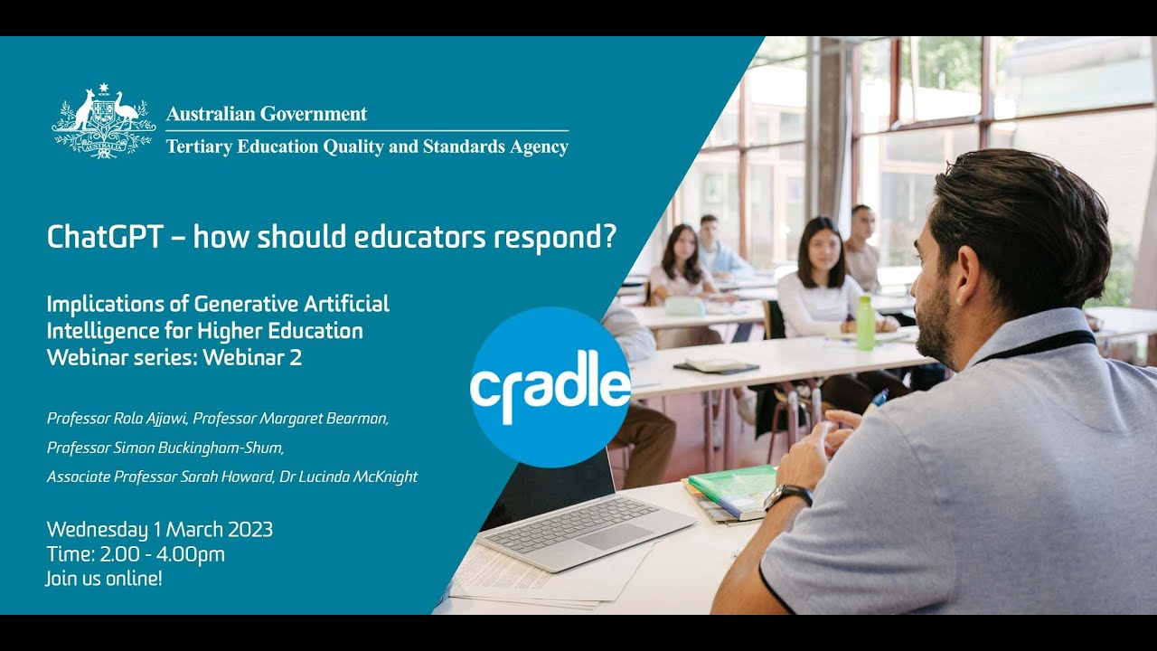 ChatGPT Webinar #2 - how should educators respond?