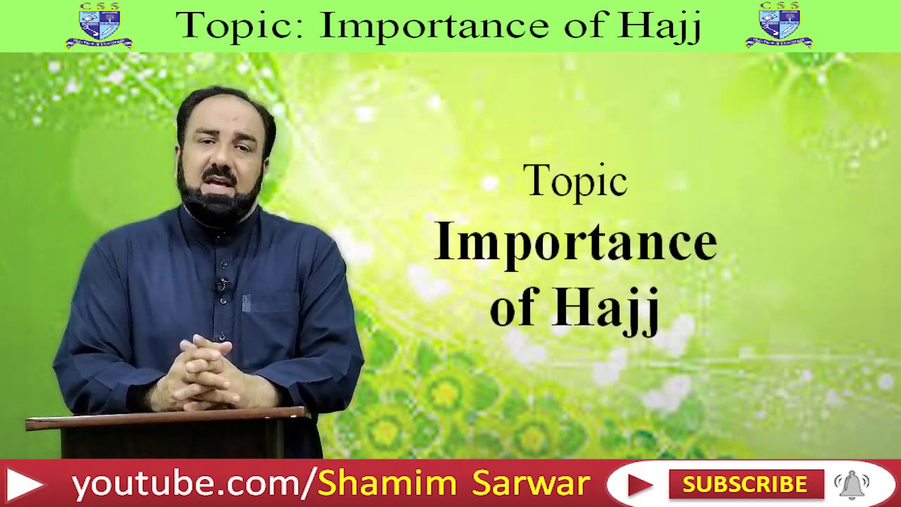 O Level Islamiat 2058 (Lecture # 6) Topic: Importance of Hajj 10/07/2020