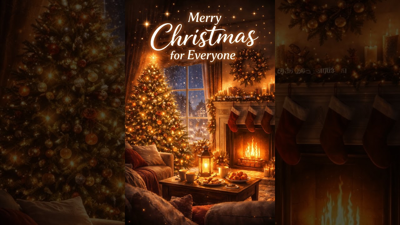 Merry christmas for everyone  #christmassongs  #christmasmusic  #peacefulchristmas