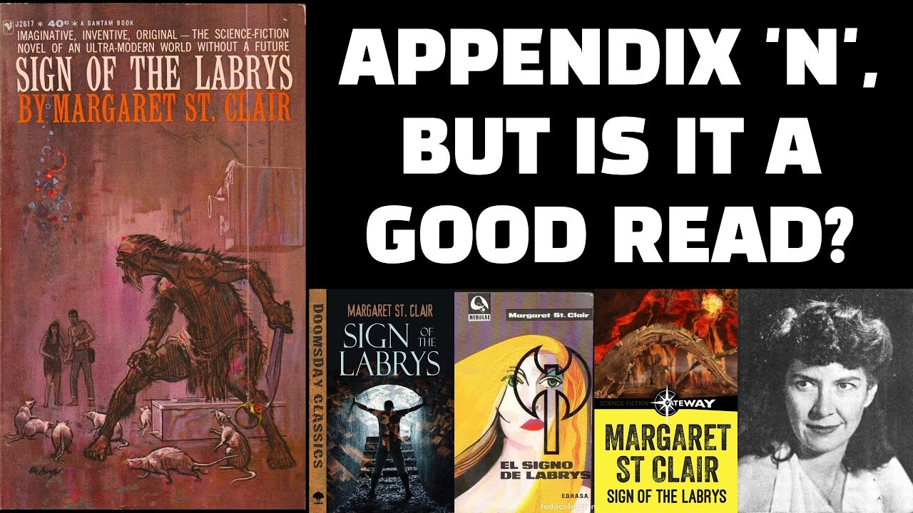 An Appendix 'N' read - Sign of the Labrys by Margaret St. Clair #dungeonsanddragons #garygygax
